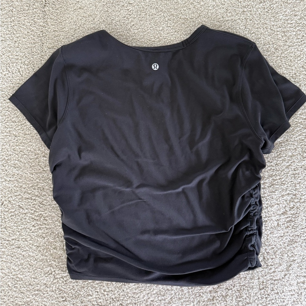 Lululemon - all it takes short sleeve shirt Nulu, size 10, black - Picture 7 of 7